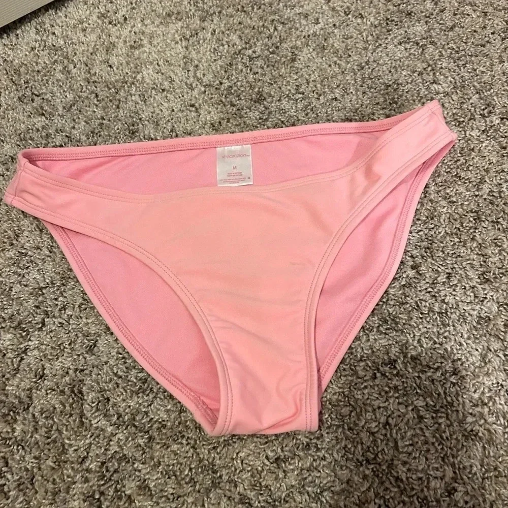 Pink bikini bottoms